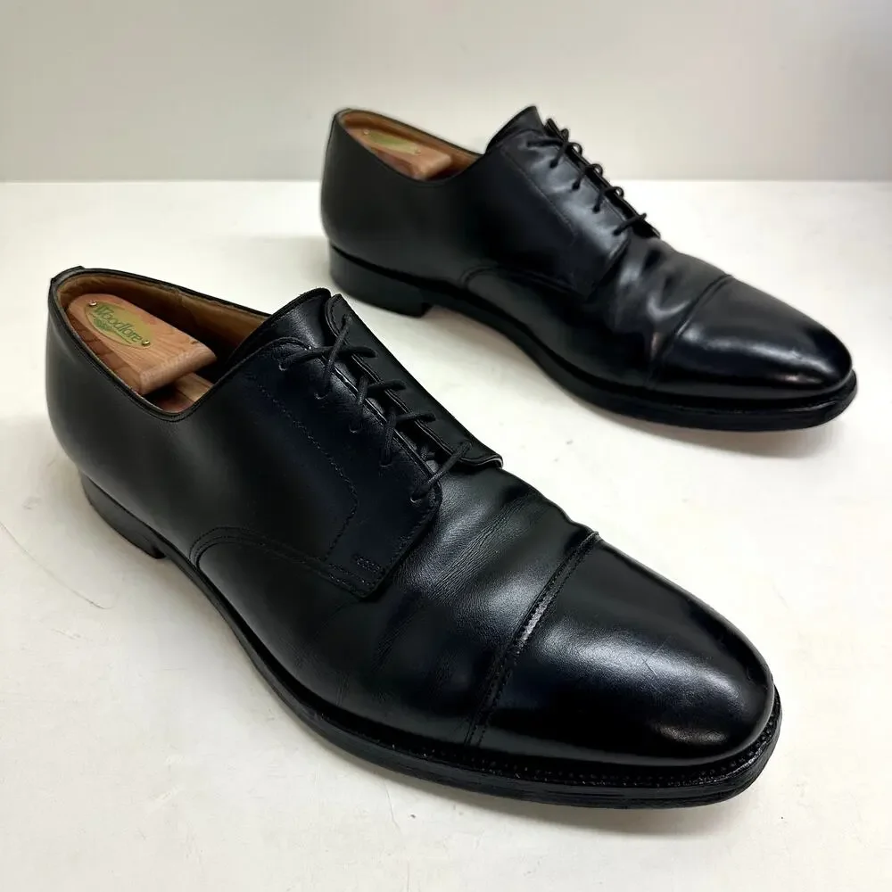 VGUC Crockett & Jones x Brooks Brothers Black Cap Toe Derby Last 324 US 13